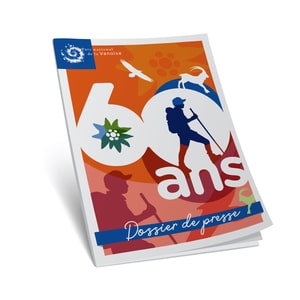 Mockup Dossier de presse des 60 ans du Parc national de la Vanoise